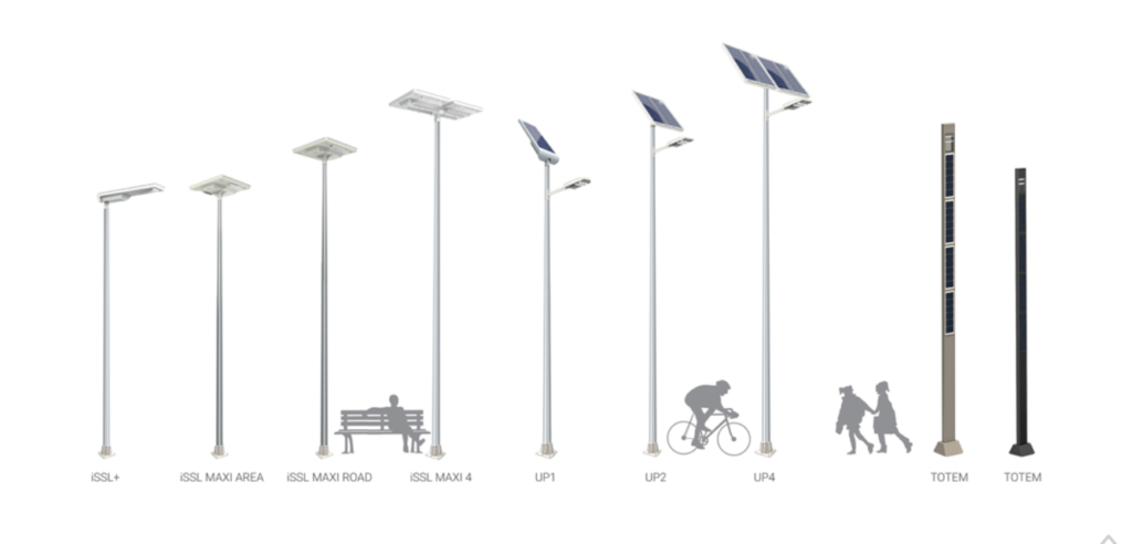 Sunna Design solar streetlights